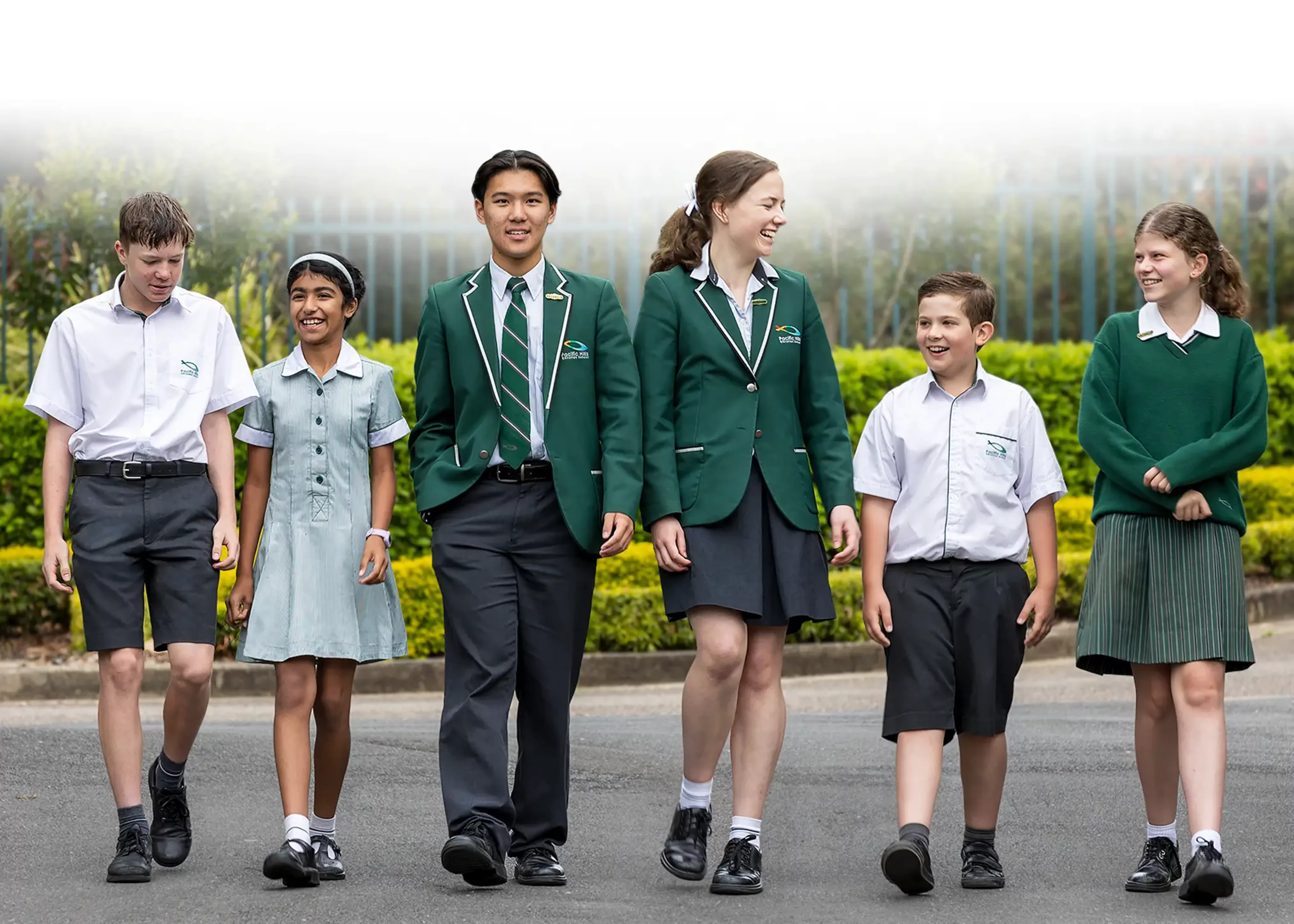 Group of students enjoying the outdoors